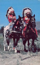 Postcard:  First Americans in Full Dress, 1950's picture