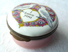 Vintage Crummles Enamel Box - 