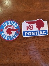 New-2 Different Retro Pontiac  V8 Patches picture
