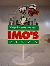 IMO'S  🍕 PIZZA 🍕 Restaurant. St Louis Missouri Mini Display Sign Diorama 7.5