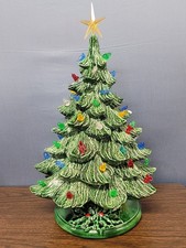 Vintage 1984 Ceramic Lighted Christmas Tree picture