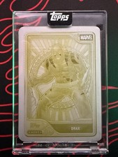 2026 Topps Mint Marvel - 29 Drax Yellow Printing Plate 1/1 picture
