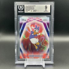 Daisy Duck 2026 Topps Disney Neon CNE-197 Chrome Neon-Etch Red Lava Refractor /5 picture