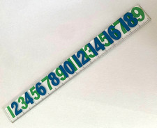 George Nelson “Safety Numbers” RARE 19-Inch Ruler~Mid-Century ` picture