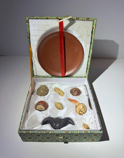Chinese Vintage Yixing Pottery Dish with Nuts, Seeds picture