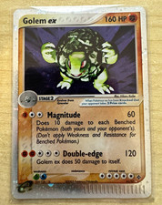 Pokemon TCG Golem ex 91/97 EX Dragon Ultra Rare Holo Eng 2003 LP picture