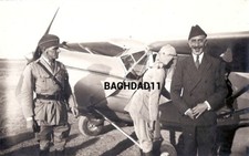 Iraq. Reprinted photo of King Faisal I in an official meeting, 1920s.   Y2 picture
