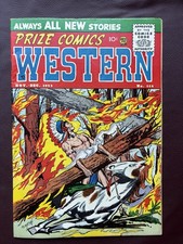 Prize Comics Western 114 - (Feature 1955) Golden Age - HIGH GRADE 7.5-8.0 picture