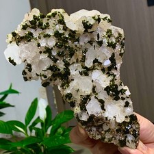 1.72LB Natural beautiful epidote quartz with Crystal garden quartz Specimen picture
