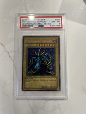 Yugioh PSA 8 Tri-Horned Dragon LOB-000 1st Edition - Secret Rare (Wavy  Print) picture
