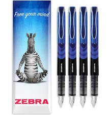 Zebra Fuente - Disposable Fountain Pen - 1.0mm Fine Nib 0.6mm Line Width - Walle picture