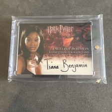2005 ArtBox Harry Potter and the GOF Angelina Johnson Tiana Benjamin Auto picture