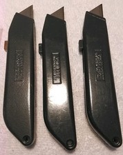 3pc METAL USA UTILITY KNIFE SET WITH BLADES USA ๐บ๐ธ picture