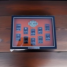 (B)Harley-Davidson Zippo Century of USA Thunder Case Is Lit 9/10 F/Sealed 100% picture