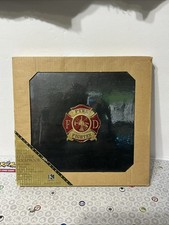 Fire Fighter Leather Scrapbook K and Company RARE Fire fighter Leather Book picture