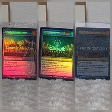 EDC 2026 VIP Stage Trading Cards - Cosmic Meadow, Circuit Grounds, Neon Garden picture