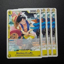 4x Monkey.D.Luffy OP10-111 - One Piece TCG English Playset CHOPPER picture