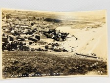 RPPC Ensenada Baja Cal Mexico Birds Eye View Bram Fot 6 AZO Postcard 1920s picture