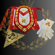 Masonic Royal Arch past High Priest Embroidered Premium Quality ceremony Package picture