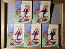 Vintage Halloween Greeting Card LOT OF 5 Unused Funny picture