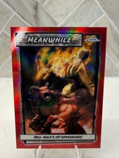 2026 Topps Chrome Hell Hulk, 1st Appearance, Hellverine, True Red, /5. picture