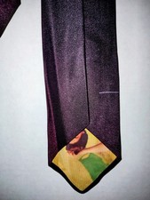 Vtg 50s Pin Up Aloha Hula Hawaii Peek A Boo Wilson Brothers Neck Tie Heck & Aker picture