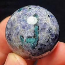 Rare 50G Natural Beautiful Ocean Jasper Sphere Healing Agate Madagascar L8374 picture