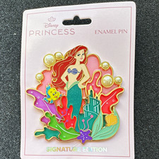 Disney Ariel and Flounder Stained Glass Disney Pins Blog Pin Special Edition 400 picture