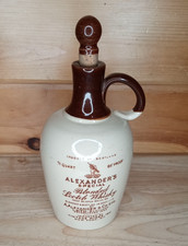 Rare Vintage Alexander's Special Blended Scotch Whisky Stoneware Jug Decanter picture