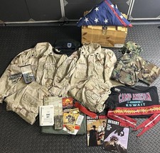 Identified Iraq War OIF DCU Desert Uniform Grouping Lot Iraqi Freedom US Army ID picture