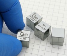 1 Pcs 10mm Germanium Metal Density 99.99% Cube Element Periodic Table Collection picture