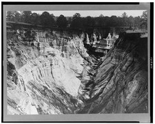 Photo:Stewart County Georgia 1937 Erosion Drought Ravine FSA Aerial View picture