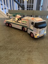 2006 Hess Gasoline Toy TRUCK and Helicopter Lights and Sounds NO BOX picture