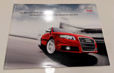 2007 Audi A4/S4/RS4 Product Lineup Brochure - RARE Find picture
