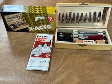 VINTAGE  X-ACTO HOBBY TOOLS SET #86 BOXED 1970's the Crafter Tool Set picture
