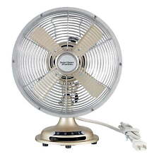 Better Homes & Gardens New 8 inch Retro 3-Speed Metal Oscillation Table Fan picture