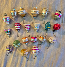 lot of 20 vintage Glass Christmas ornaments picture