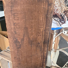 Vintage GIANT Wood Wooden Crate Box Marked 