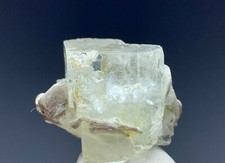 38 Cts Natural Aquamarine Crystal with Mica from Pakistan. picture