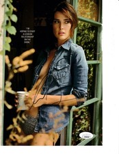 Cobie Smulders autograph signed sexy 2010 Maxim magazine lingerie 8x10 photo JSA picture