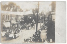 Carnegie PA 1912 Parade RPPC Decorated Street Allegheny Real Photo Postcard picture
