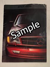1987 AMG Mercedes Benz Catalog Brochure Hammer picture