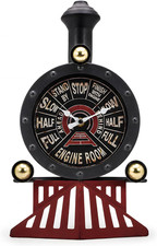 Vintage Train Clock for Desk, Shelf or Wall, Train Gifts for Men picture