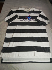 Vintage 1990s The Disney Store Eeyore Embroidered Striped T-Shirt picture