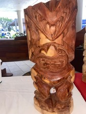 HAWAIIAN HANDCARVED BY OUTRIGGER HOTELS CARVER ARTIST IN WAIKIKI: TIKI KU picture