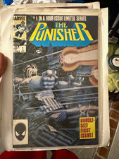 Marvel The Punisher Limited Series 1986 Comic Book Lot Issues #1-4 picture