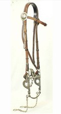Rare Hand-forged Visalia Monel Bit With Bridle Circa 1920-1930 picture