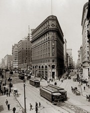 1912 SAN FRANCISCO Market & Post Streets Photo (231-B) picture
