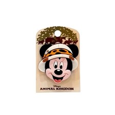 Vintage Disney Animal Kingdom Mickey Safari Rubber Pin Rare  picture