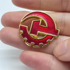 CPUSA Medal American Communist Party Badge Brooch Exquisite Clothing Decoration picture